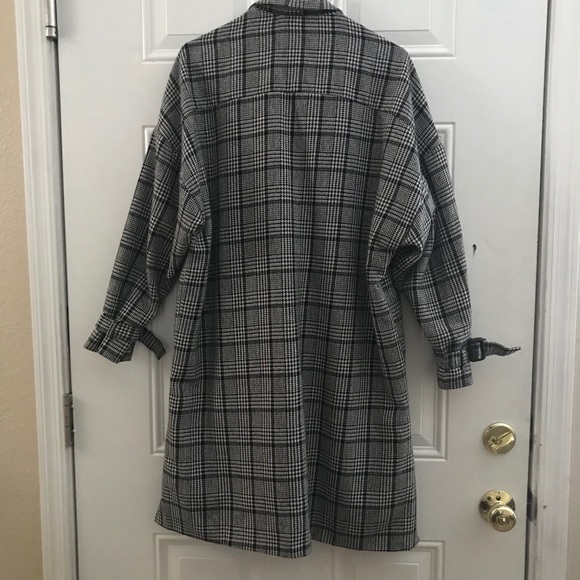 Plaid pattern coat - Picture 2 of 7